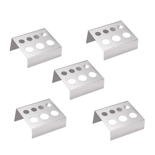 Tattoo Ink Cup Holder,New Star Tattoo 5pcs 7 Holes Stainless Steel Tattoo Pigment Ink Cup Caps Holder Stand Pigment Cup Cap Container Holder Stand for Tattoo Machine Supply