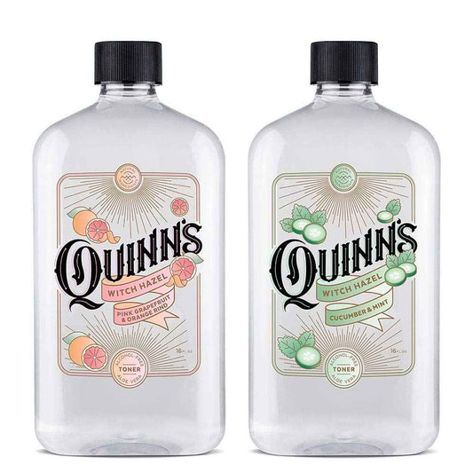 Quinn’s Alcohol Free Witch Hazel Pink Grapefruit & Orange Rind 16 oz. & Quinn’s Alcohol Free Witch Hazel Cucumber & Mint 16 oz.