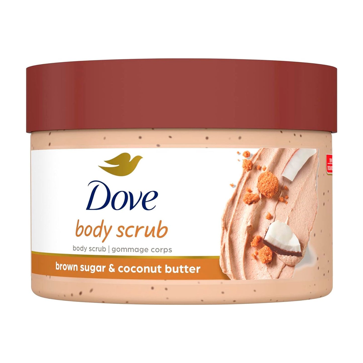 Dove Body Wash Hydration Boost 6% Serum 18.5 oz & Scrub Brown Sugar & Coconut Butter Exfoliates Restores Skin 10.5 oz