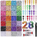20000Pcs Resin Rhinestones for Crafting, Multicolor 3/4/5mm