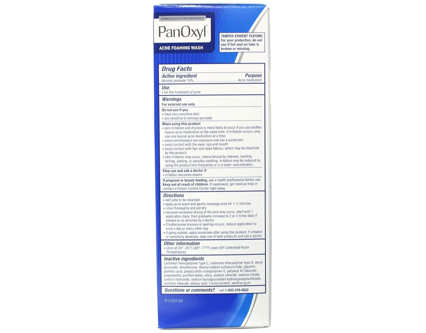 PanOxyl 10% Acne Foaming Wash 5.5 Ounce (Value Pack of 2)