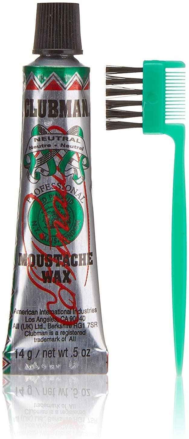 Clubman Moustache Wax Neutral 0.50 oz (Pack of 7)