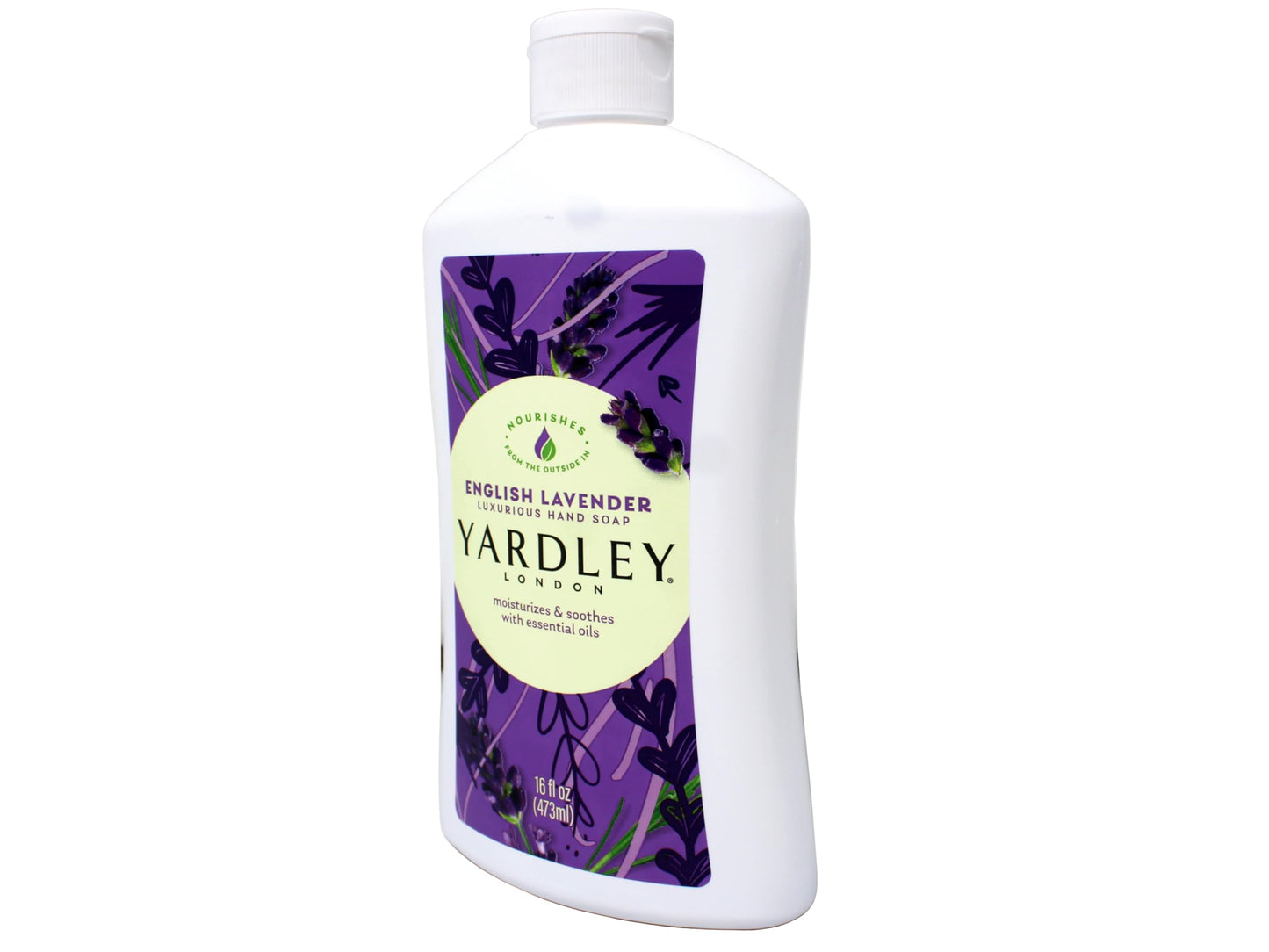 Yardley London Liquid Hand Soap - English Lavender - 16 Fl Oz (Pack of 2)