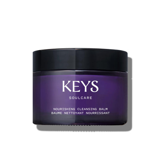 Keys Soulcare Nourishing Cleansing Balm + Makeup Remover, Soothing Cleanser Removes Impurities & Hydrates Skin with Shea Butter, Cruelty-Free, 2.82 Oz