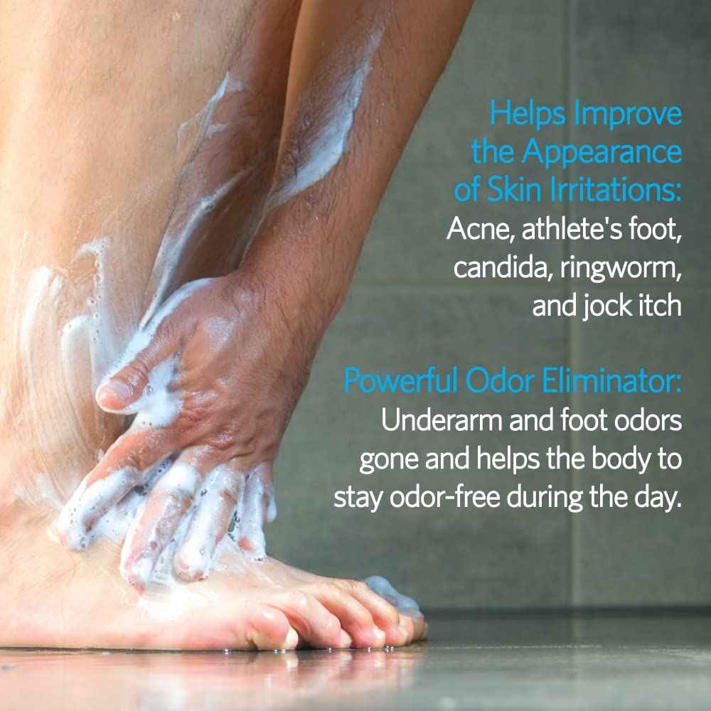 Ginger Lily Farms Botanicals MultiCure Advanced Therapy Body Wash with Tea Tree Oil, Peppermint and Aloe Vera, 100% Vegan & Cruelty-Free, 1 Gallon (128 fl oz) Refill