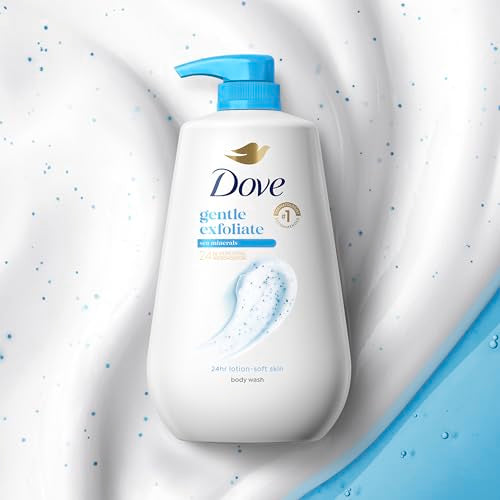 Dove Gentle Exfoliating Body Wash, 30.6 oz | 24-Hour Hydration