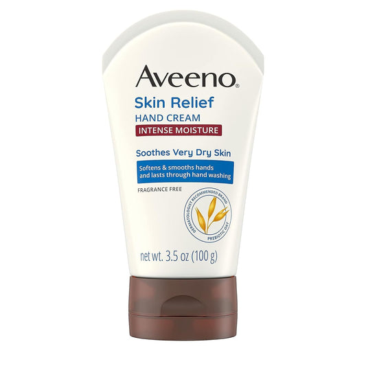 Aveeno Skin Relief Intense Moisture Hand Cream - 3.5 Oz (Pack of 2)