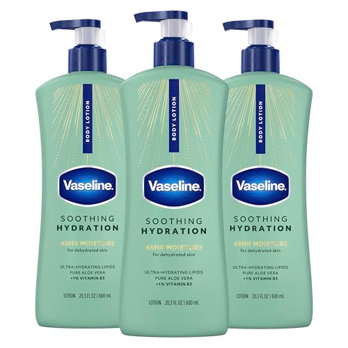 Vaseline Intensive Care Soothing Hydration Body Lotion, 20.3 oz (Pack of 3)