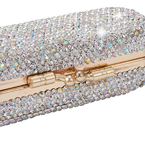 Lipstick Case Holder with Mirror & Rhinestone Design