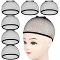 MORGLES Mesh Wig Caps 6 Pack - Breathable Nylon Hair Nets