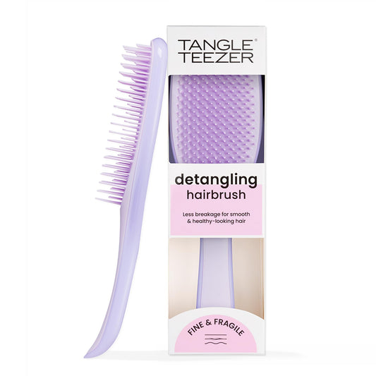 Tangle Teezer | The Fine & Fragile Wet Detangler Hairbrush | Soft Flex Teeth for Less Breakage | Ideal for Thinning Hair, Color-Treated & Sensitive Scalps | Comfort Handle | Hypnotic Heather