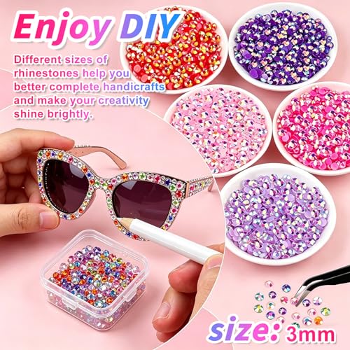 Complete Bedazzler Kit with 46000 Rhinestones & Tools