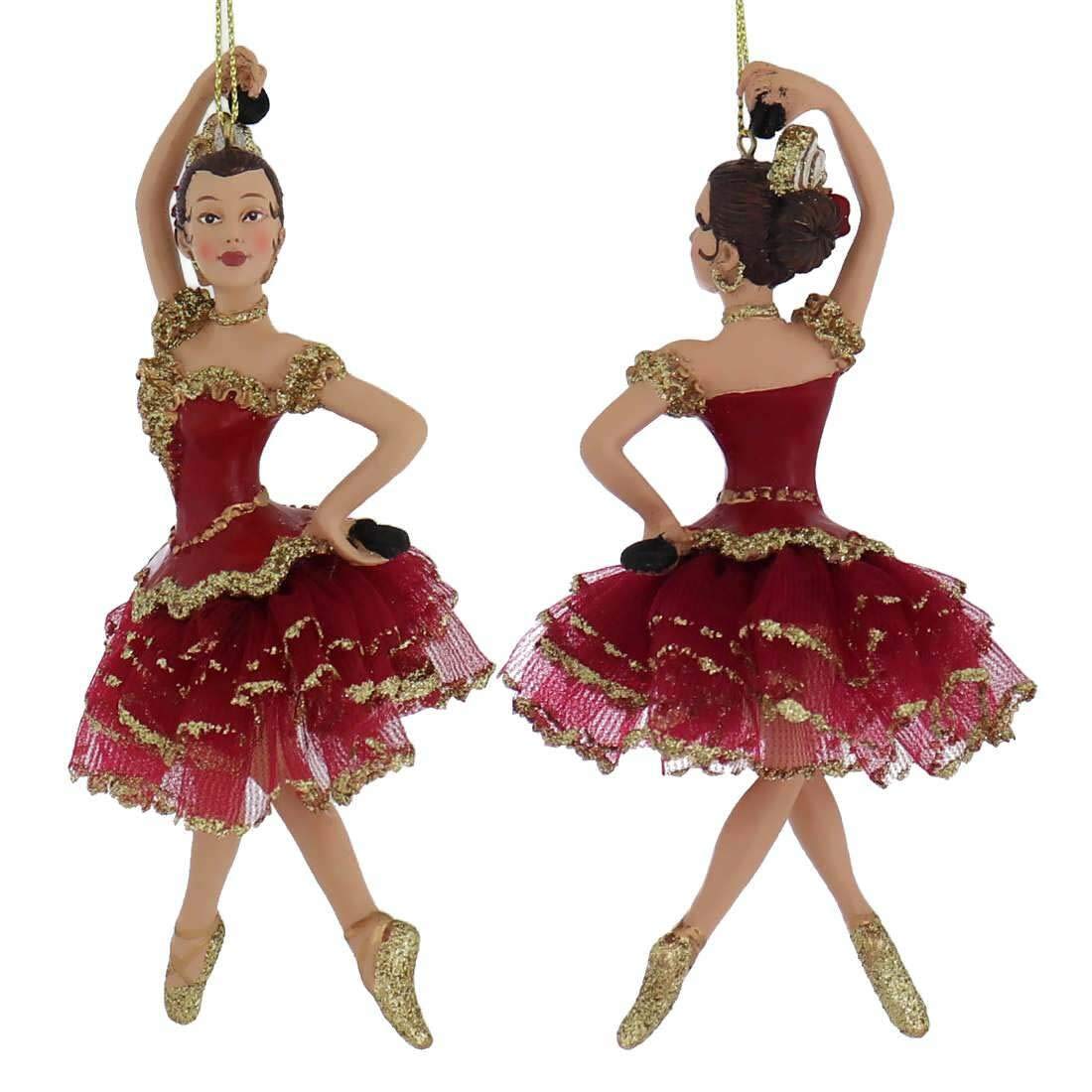 Kurt Adler Resin International Dancer Ornament Set Of 4, Christmas