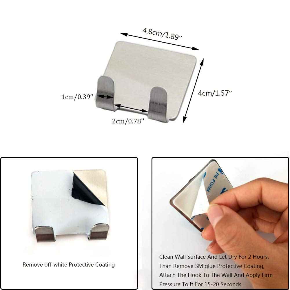 APHUIME-Deluxe Large Fogless Shower Mirror for Shaving (10.1x6.6in) With Razor Holder Hook, Anti-Fog Bathroom Makeup Shave Wall Hanging Mirror (Black)