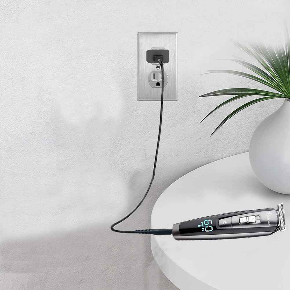 LIANSUM 5V USB Charger Cord Compatible with Hatteker Cordless Hair Trimmer RFC-588 RFC-598 RFC-692 RFC-690 RSCX-7568 RFC-696 RSCX-9598 RFC-692 RFC-696B Electric Hair Clippers Charging Power Cable 5FT