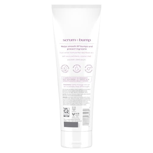 Dove KP Bump Eraser Body Scrub - 10% AHA BHA Serum 8.5oz