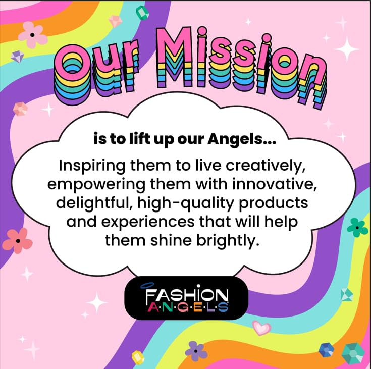 Fashion Angels Hair Chalk Kit - 5 Vibrant Colors for Kids