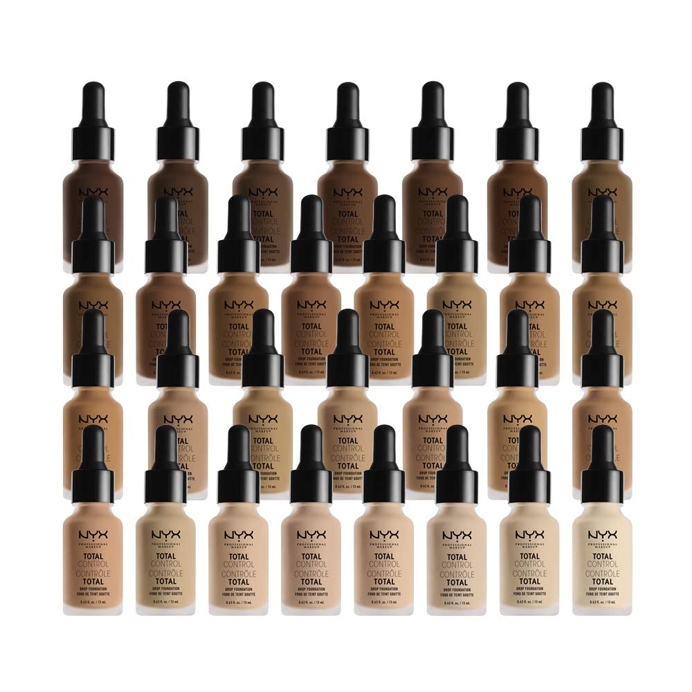 NYX PROFESSIONAL MAKEUP Total Control Drop Foundation - Nude, Light With Golden Undertones