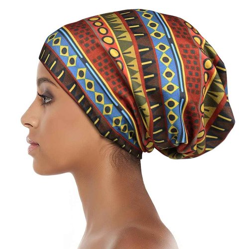 Curly Hair Wrap Natural Hair Buff Head Cover Night Slap Cap for Women