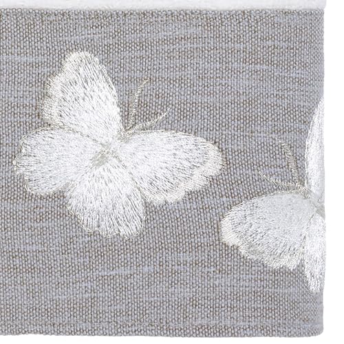 Avanti Linens - Washcloth, Soft & Absorbent Cotton Towel (Yara Collection, White)