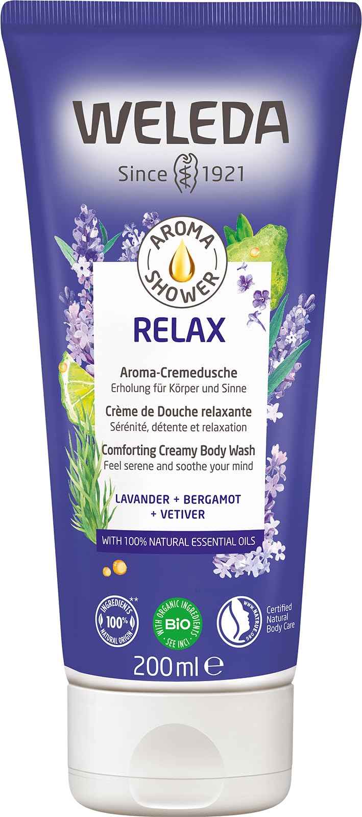 Weleda Aroma Relax - Gel de Ducha Cremoso 200 ml
