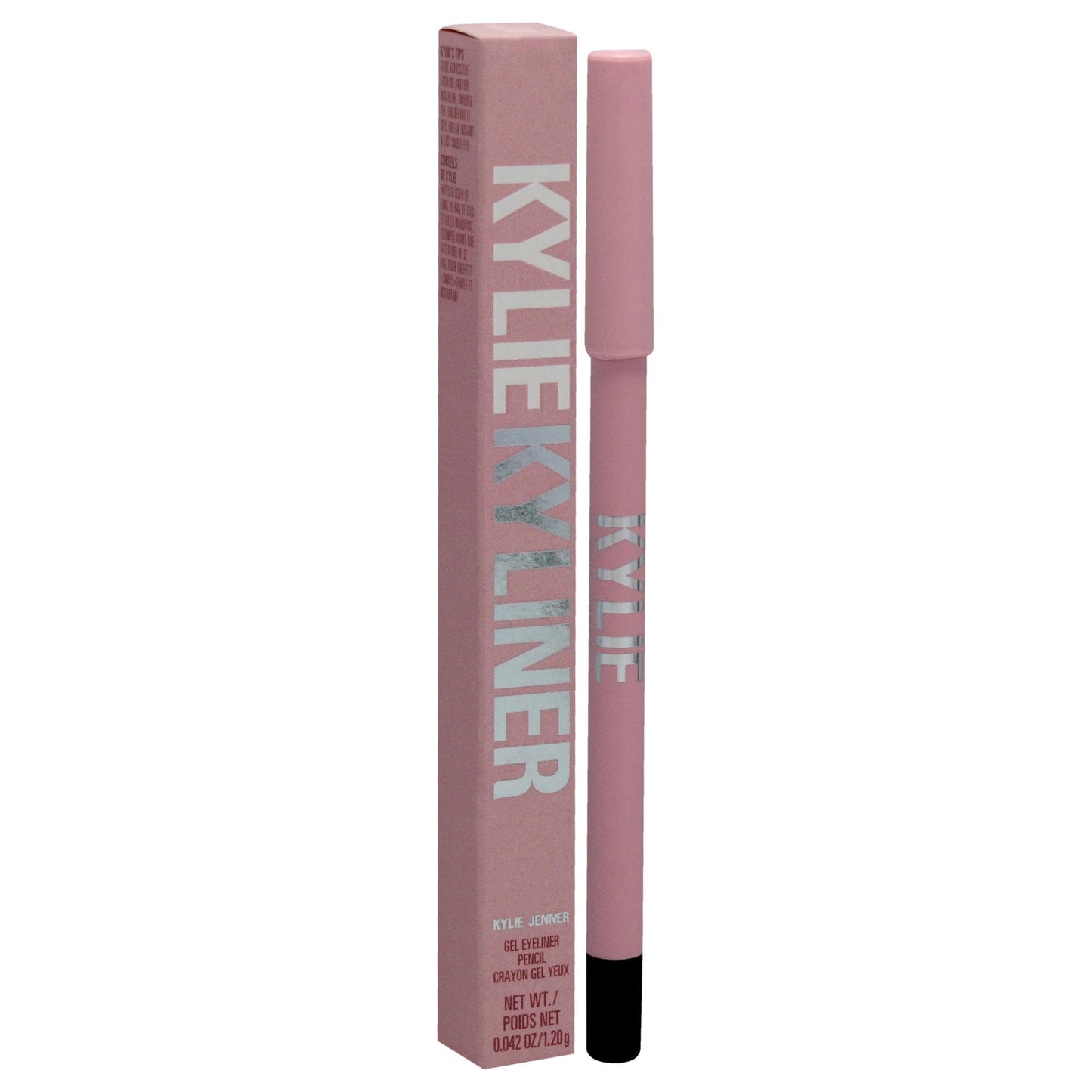 Kylie Cosmetics Gel Eyeliner Pencil - 001 Matte Black for Women - 0.04 oz Eyeliner (Pack of 2)