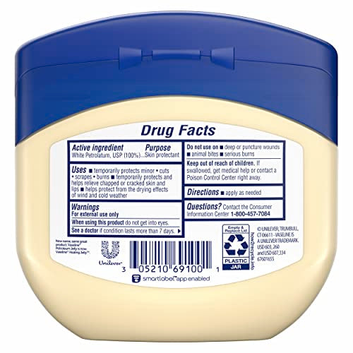 Vaseline Petroleum Jelly Original 3-Pack 13oz Dry Skin Relief