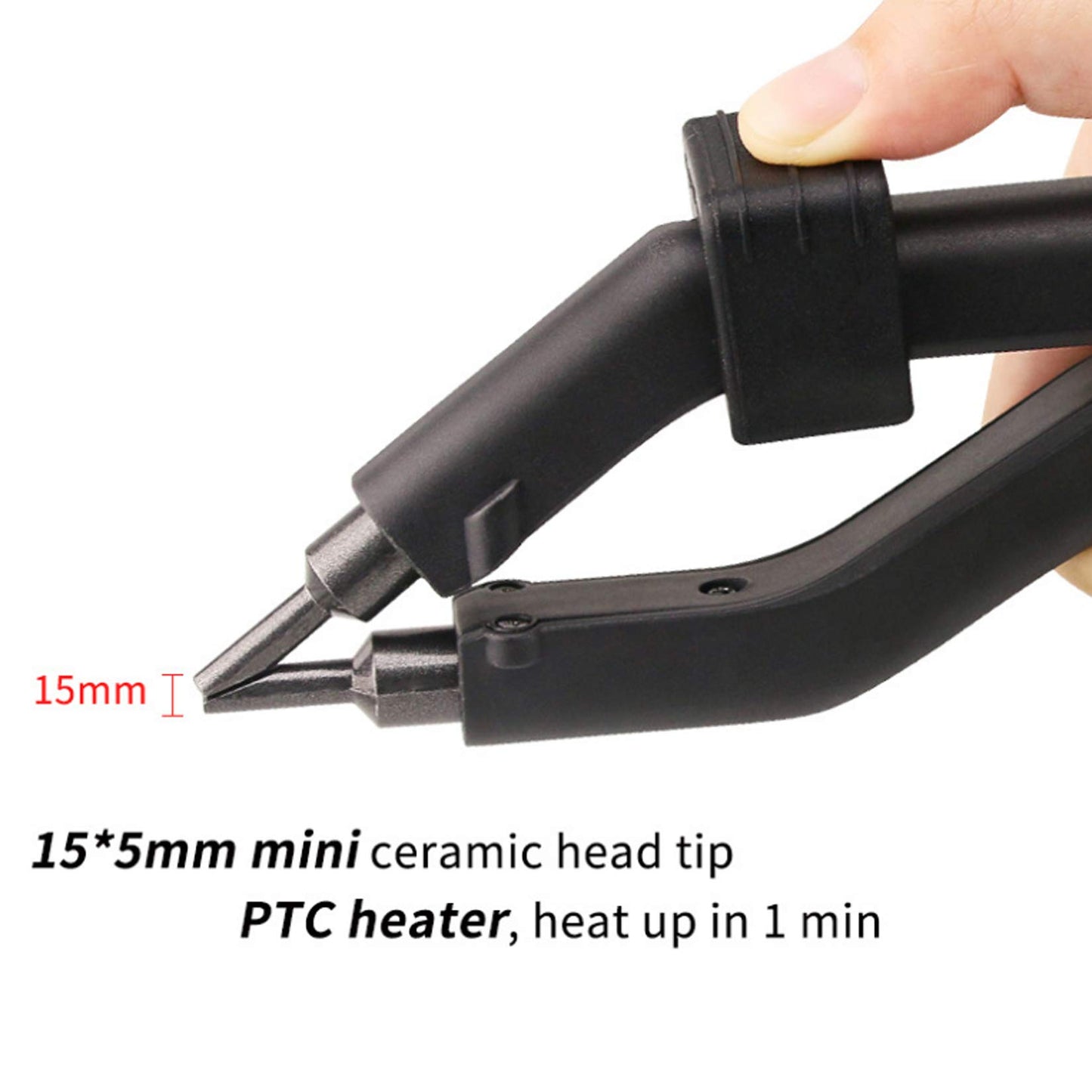 Heat Hair Connector Adjustable Temperature Heating Tip Hair Extension Iron, Fusion Hair Extension Iron Keratin Bonding Tools