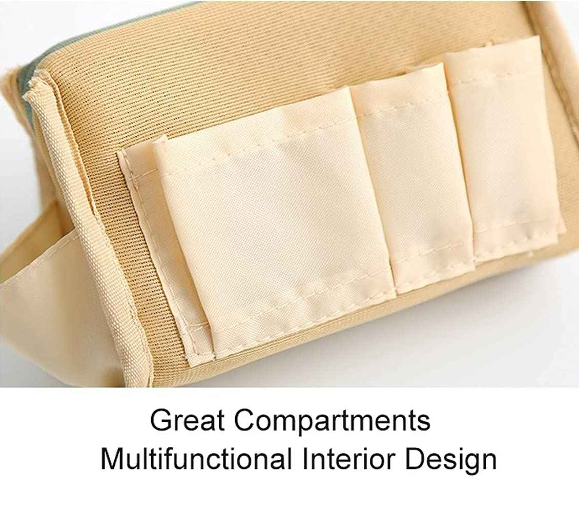 Vviitop Medium Makeup Bag for Purse, Makeup Pouch Small Cosmetic Bag Mini Portable Handbag for Women and Girls (Emerald Green)