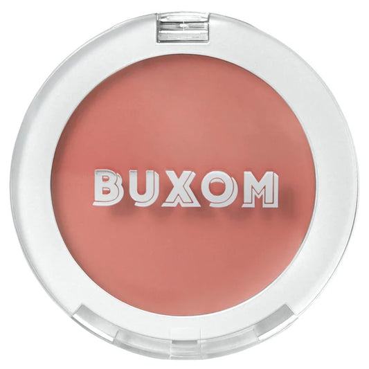 BUXOM Plump Shot Collagen Peptides Plumping Cream Blush, Cream-to-Powder Blush, Longwearing, Buildable Color, Lightweight Blush for Cheeks, Vegan