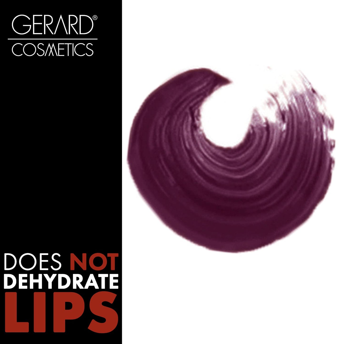 Gerard Cosmetics HydraMatte Liquid Lipstick Wine Down | Wine Lipstick with Matte Finish | Long Lasting and Non-Drying | Super Pigmented Fully Opaque Lip Color