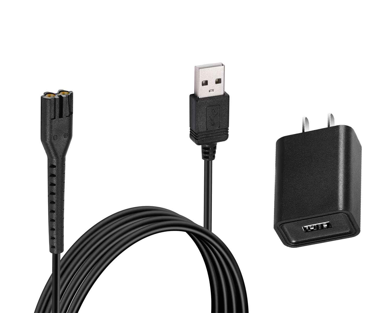 Replacement Wahl 8164 Charger Charging Cord Compatible with Wahl 5 Star Series Cordless Magic Clipper Model 8148/8148-700/8164/ 8481/8591/ 8509/8504-400/8504-830/8504 Charger Power Cord