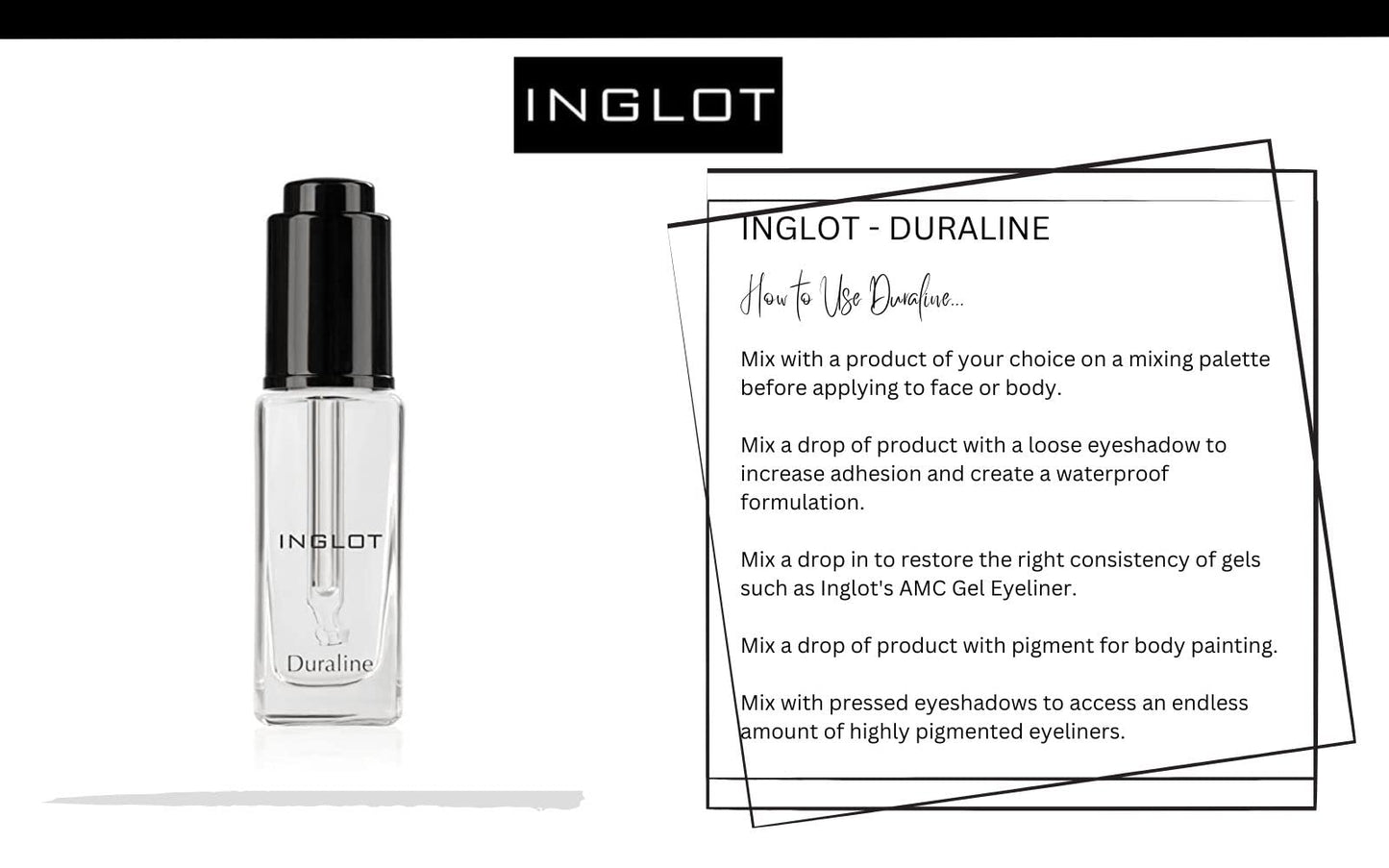 The Beauty Box INGLOT Bundle - Duraline, AMC Eyeliner Gel 77 and AMC Eyeliner Gel 90 (3-Piece)