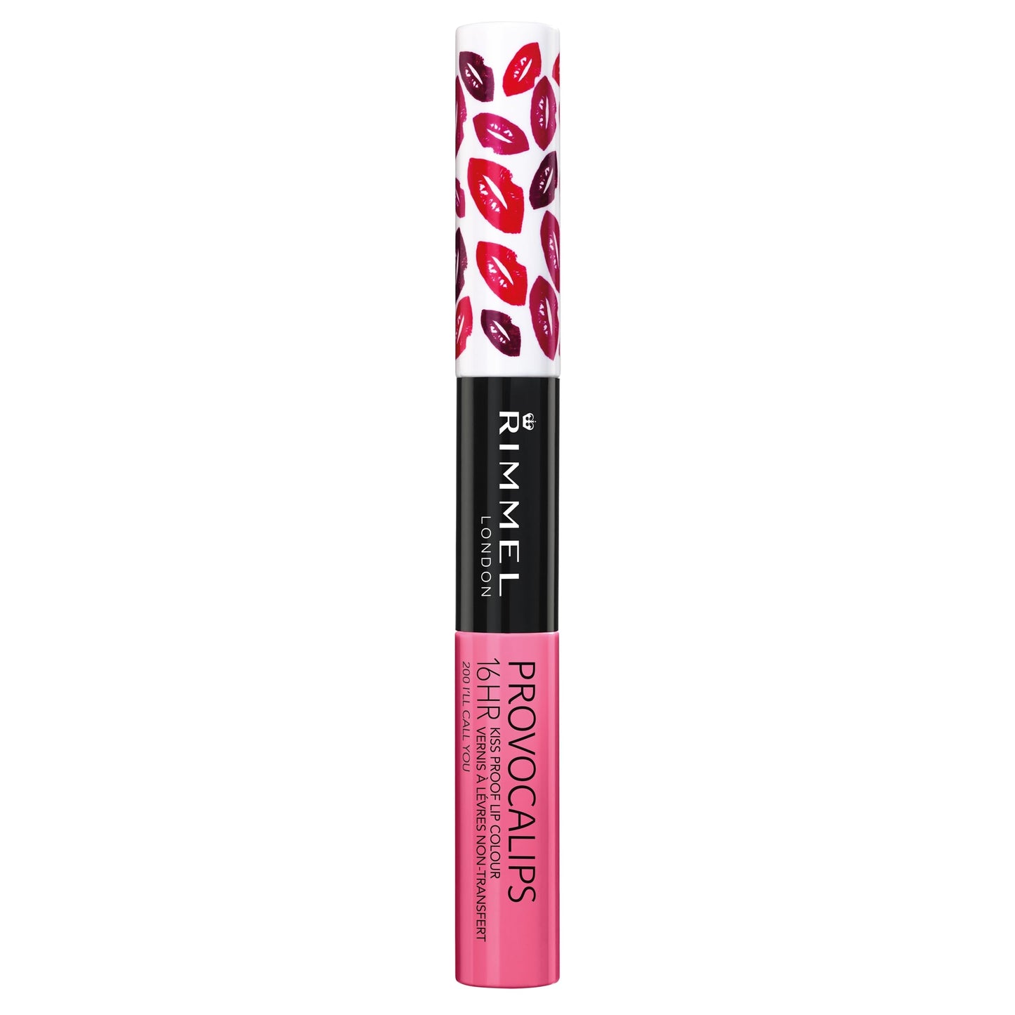 Rimmel London Provocalips 16hr Kiss-Proof Lip Color - Two-Step Liquid Lipstick to Lock in Color and Shine - 200 I'll Call You, 14 fl.oz. (Pack of 4)