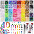 50,000 Pcs 3mm Jelly Flatback Rhinestones Bedazzling Kit with B7000 Glue