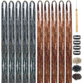 Hair Tinsel Kit 20 Colors 4650 Strands with Tools