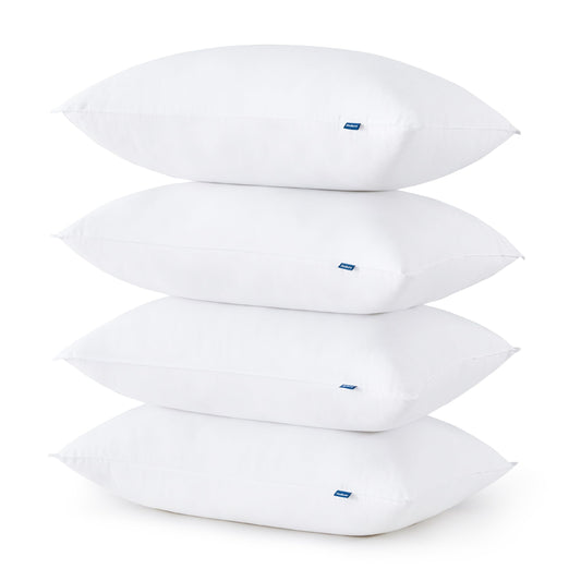 Bedsure Firm Pillows Queen Size Set of 4, Firm Queen Bed Pillows for Sleeping Hotel Quality, Queen Pillows 4 Pack Supportive, Down Alternative Pillow for Side and Back Sleeper