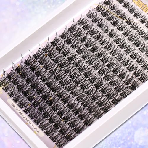 C Curl Lash Clusters 140pc Wispy Eyelash Extension Kit 8-16MM