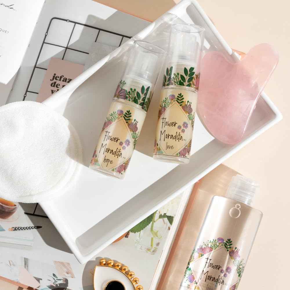Flower Moradita Hair Perfume & Body Spray Fragrance for Women Joy Kit - Fresh/Fruity 5oz | Alcohol-Free, Paraben-Free, Sulfate-Free | Includes Silk Infusion 1oz
