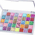 Fandamei 40 Colors Face Glitter Gel - No Glue Needed