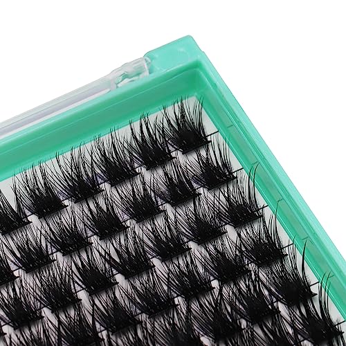 Bodermincer XXXL Tray 336PCS D Curl Cluster Lashes 10-12-14-16mm Mixed Length DIY Eyelashes Extension at Home (M01+M02 Mixed Length D Curl)