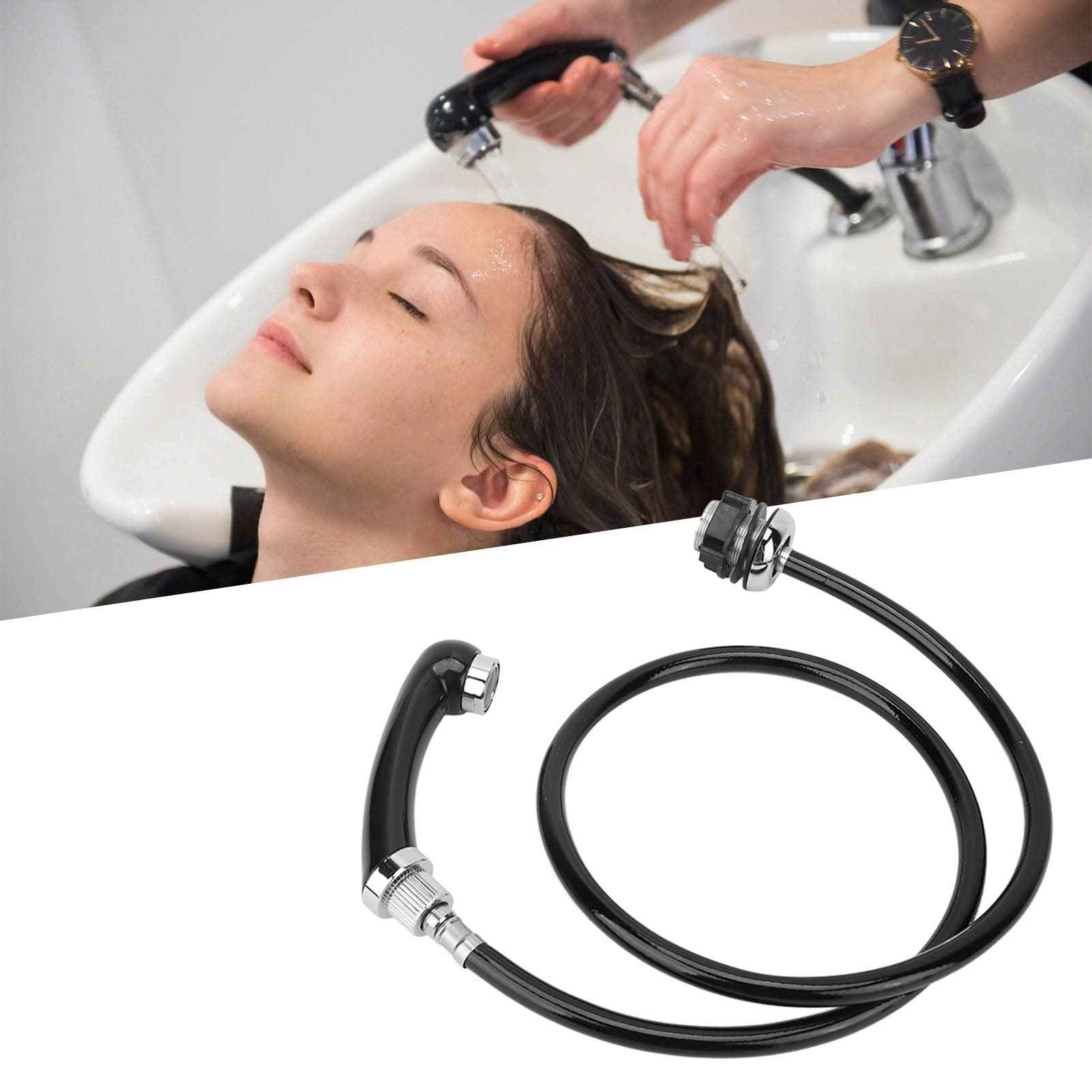 Professional Hair Salon Shampoo Bowl Shower Head with Hose Accessory, Non Pressurized Nozzle, Flexible Hose, for Barber Shop Shampoo Bed