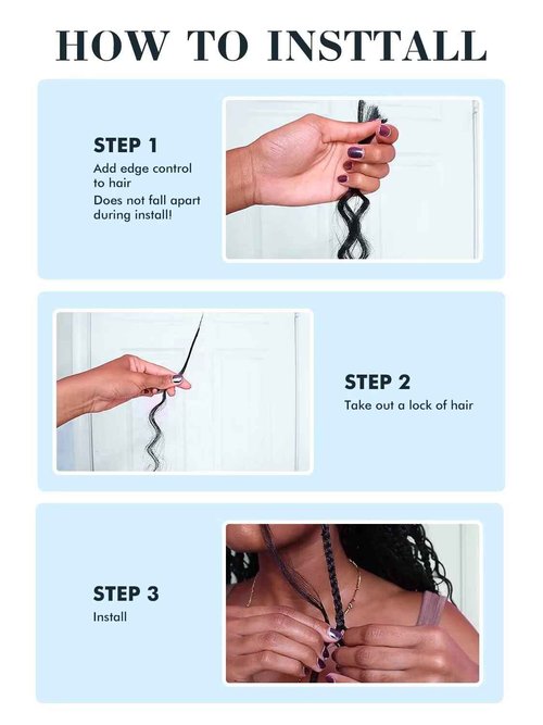 Human Braiding Hair for Boho Braids 100g 16 Inch Chocolate Brown Curly Boho Hair for Braiding Knotless 12A Deep Wave Bulk Bohemian 2 Bundles/Pack Color 4