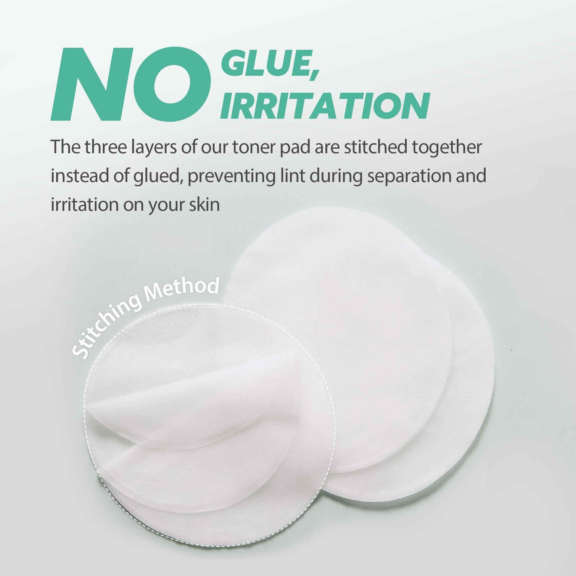 milktouch Green Hyaluron Toner Pads - Hydrating & Soothing Facial Pads w/Hyaluronic Acid & Centella Asiatica for Sensitive Skin, Pore Care, Daily Use, Calming, Moisturizing, Korean Skincare 60pcs