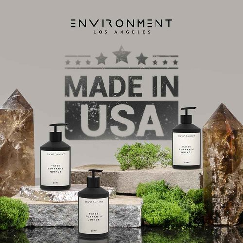 ENVIRONMENT Inspired by 5-Star Resort RC Hand Soap, 300ml Luxury Liquid Hand Soap (Marine | Bergamot | Jasmine) Home Essentials, Kitchen & Bathroom Soap, Hand Wash, Vegan & Cruelty-Free