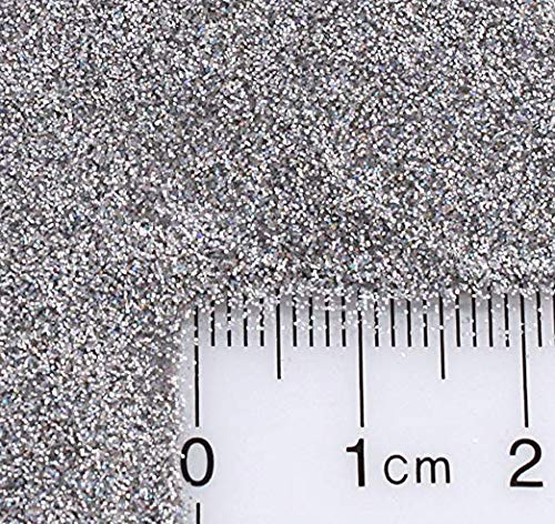 GLITTIES - Silver Jewel - Holographic Loose Fine Glitter Powder (.008") - Great for Nail Art, Nail Polish, Gel, Gel Polish or Acrylic Nail Powder - Solvent Resistant - (30 Gram Jar)