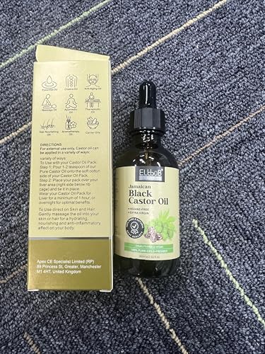 Jamaican Black Castor Oil for Hair Growth & Moisturizing - 2 fl oz
