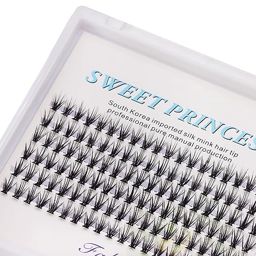 Bodermincer 20 Root Thickness 0.07mm C Curl 3D Individual Eyelashes Extension Soft Black Fake False Eye Lashes Tools (8mm)