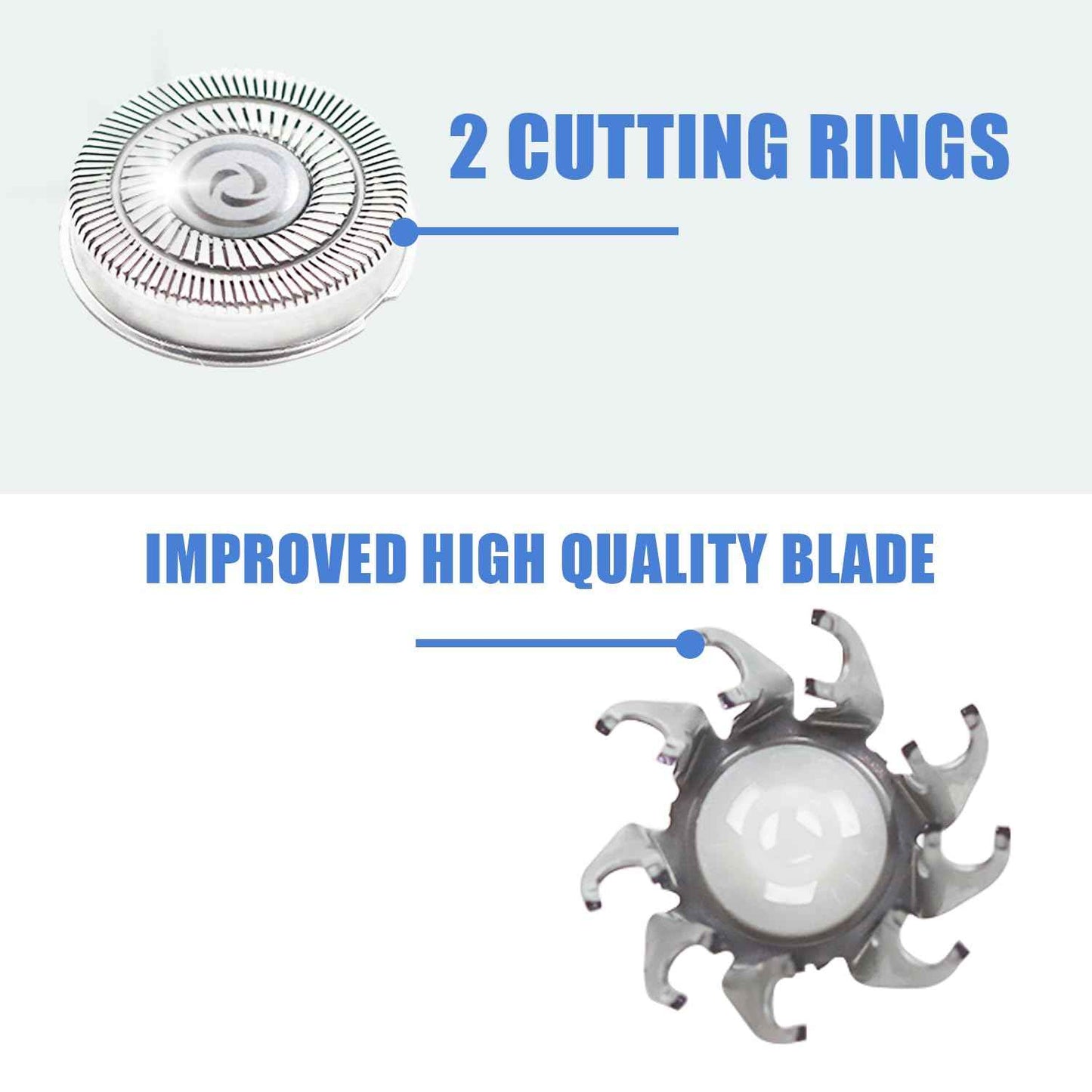 Shaver Replacement Blades compatible with Skul Shaver Pitbull Gold PRO Shaver Replacement Blade,Shaver Replacement Heads for Pitbull Platinum Pro Shaver (3Set(12blades))