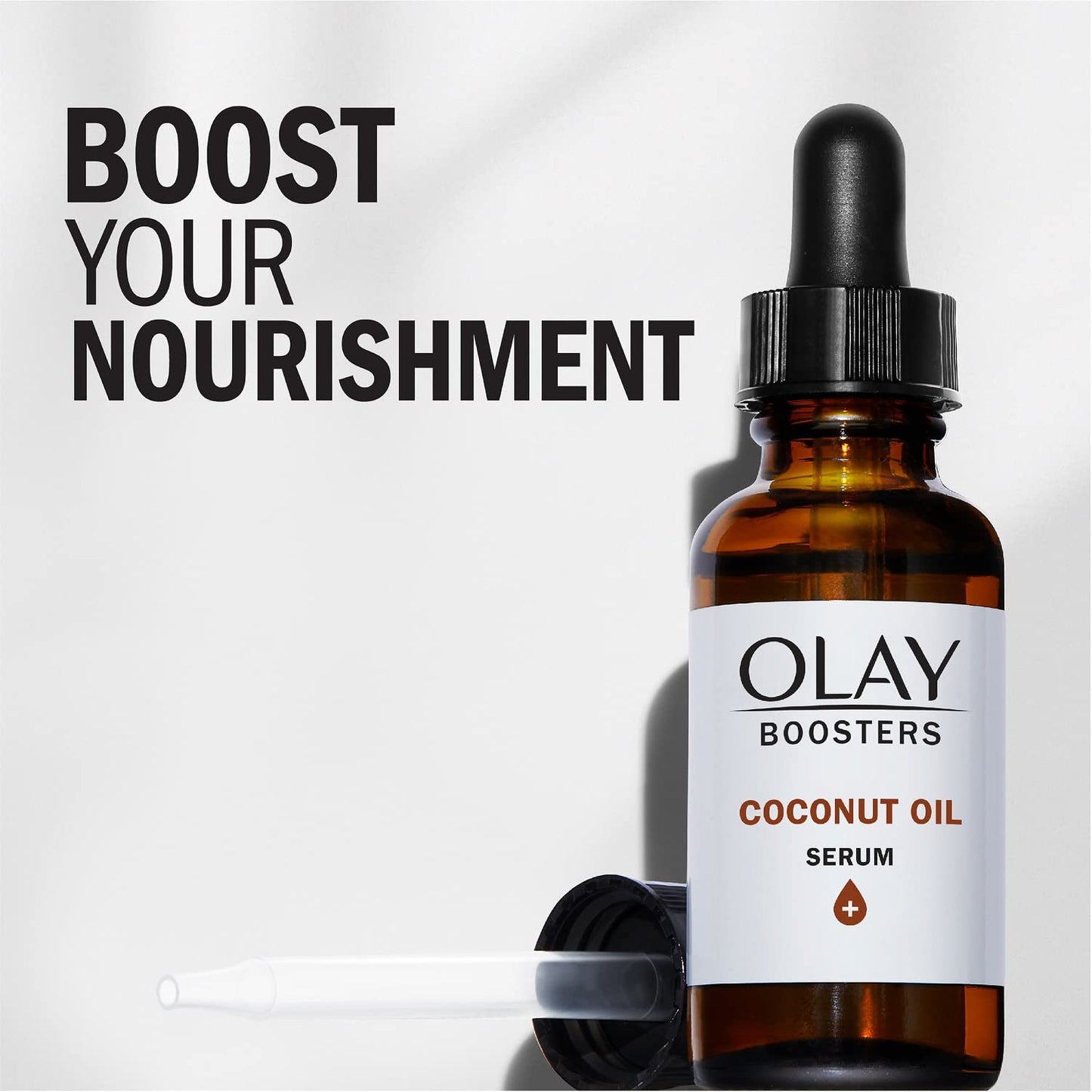 New Olay Coconut Oil Serum, Nourishing Antioxidant Booster, Fragrance-Free, 1.0 Oz (Pack of 2)